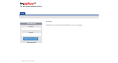 Desktop Screenshot of myadflow.com